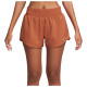 Nike Γυναικείο σορτς One Dri-FIT Mid-Rise 3'' Brief-Lined Shorts